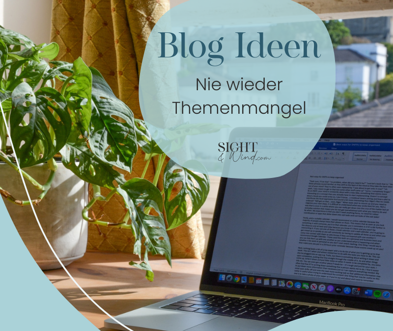 Neue Blog-Ideen in Windeseile – so gehen dir nie wieder die Themen aus