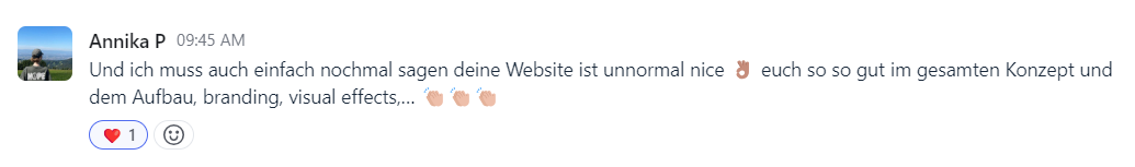 Annika Testimonial Website