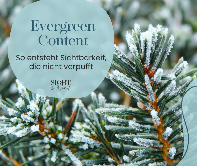 Evergreen Content: So entsteht Sichtbarkeit, die nicht verpufft
