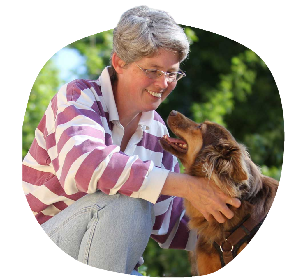 Gastexpertin Claudia Barfuss mit Hund