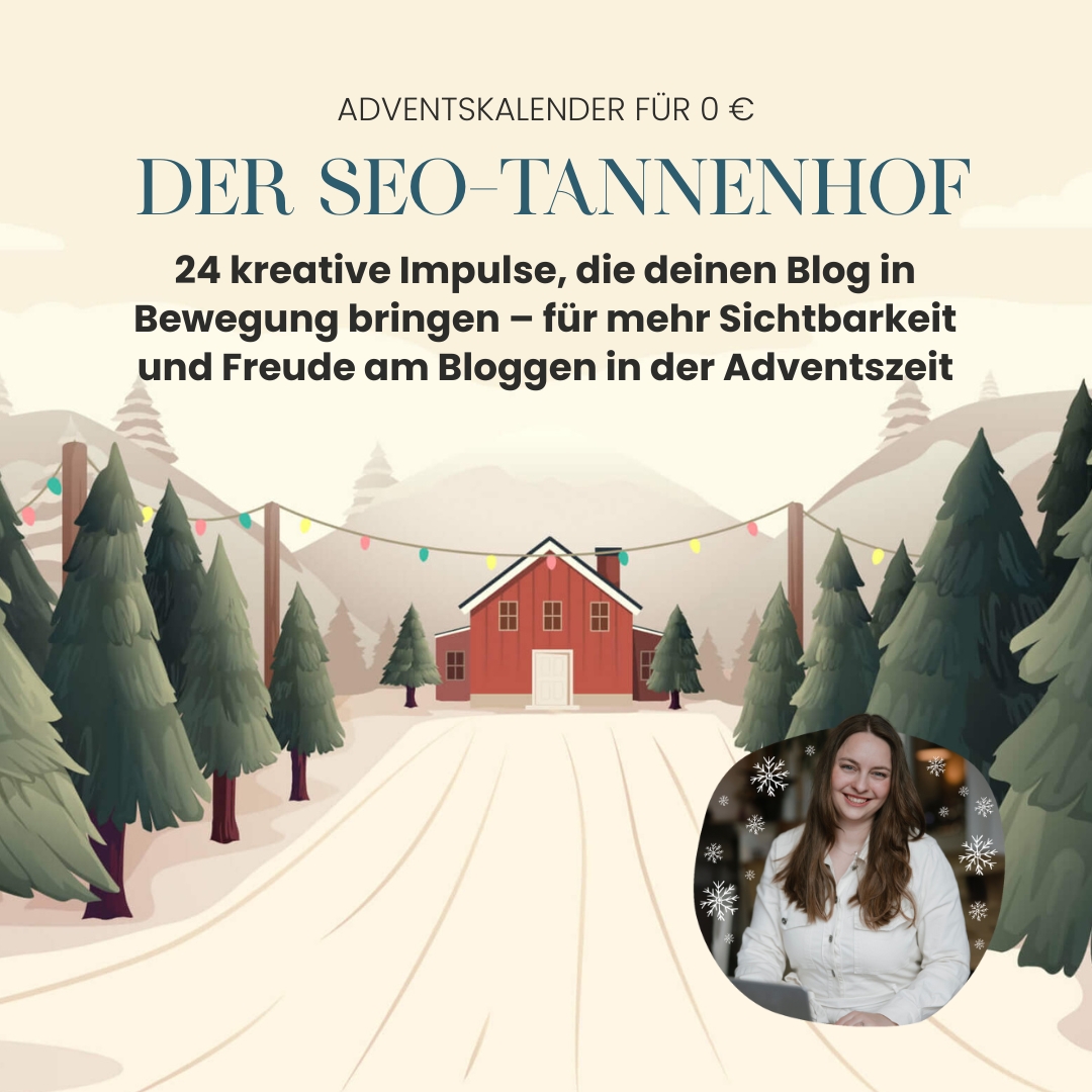 SEO-Adventskalender für deinen Blog Banner Bild Wald