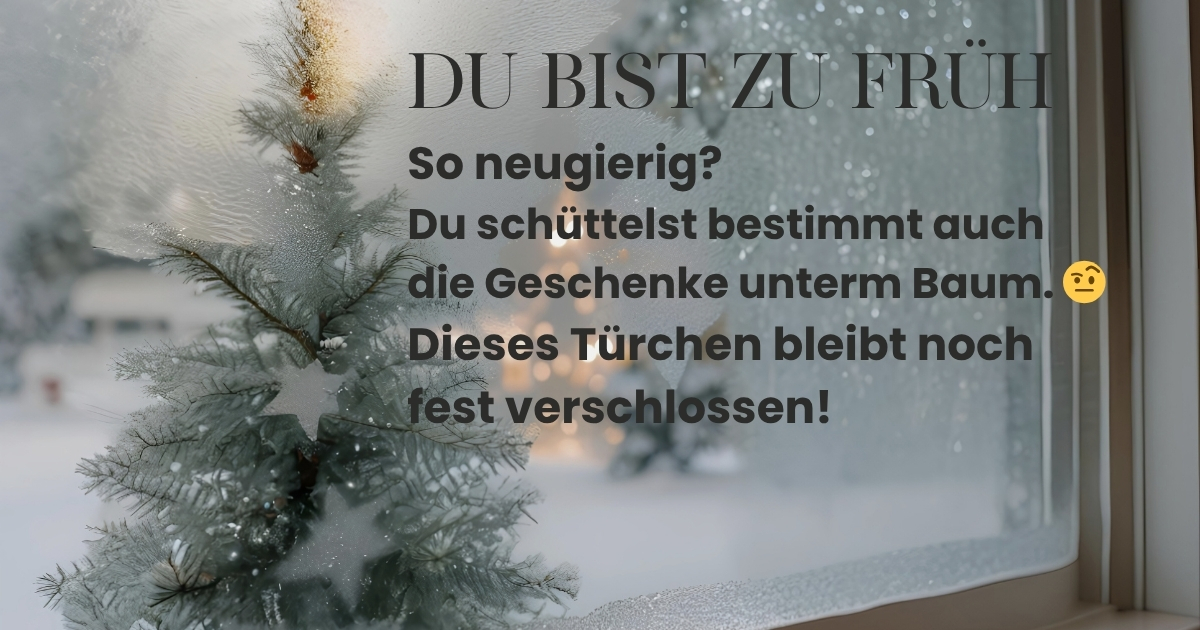 Du bist zu früh Bild Kalender